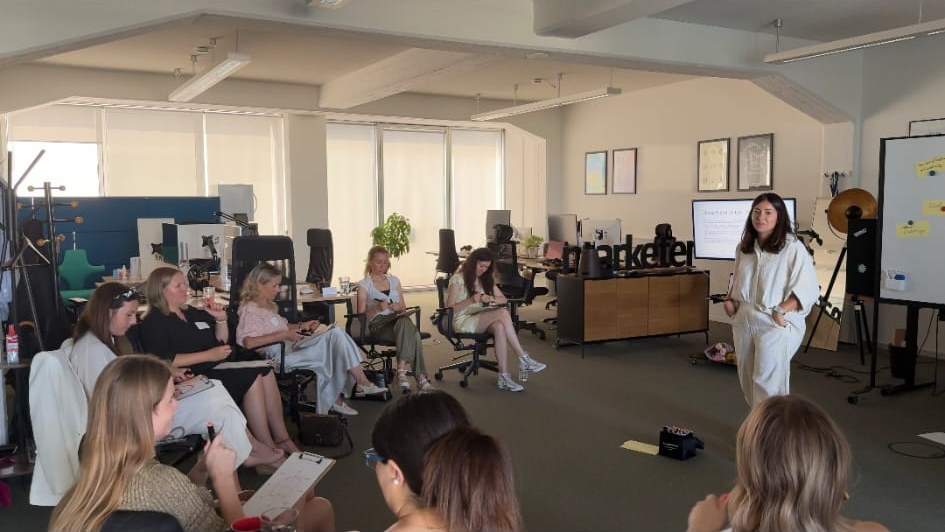 Andreia da Costa bei einem Workshop